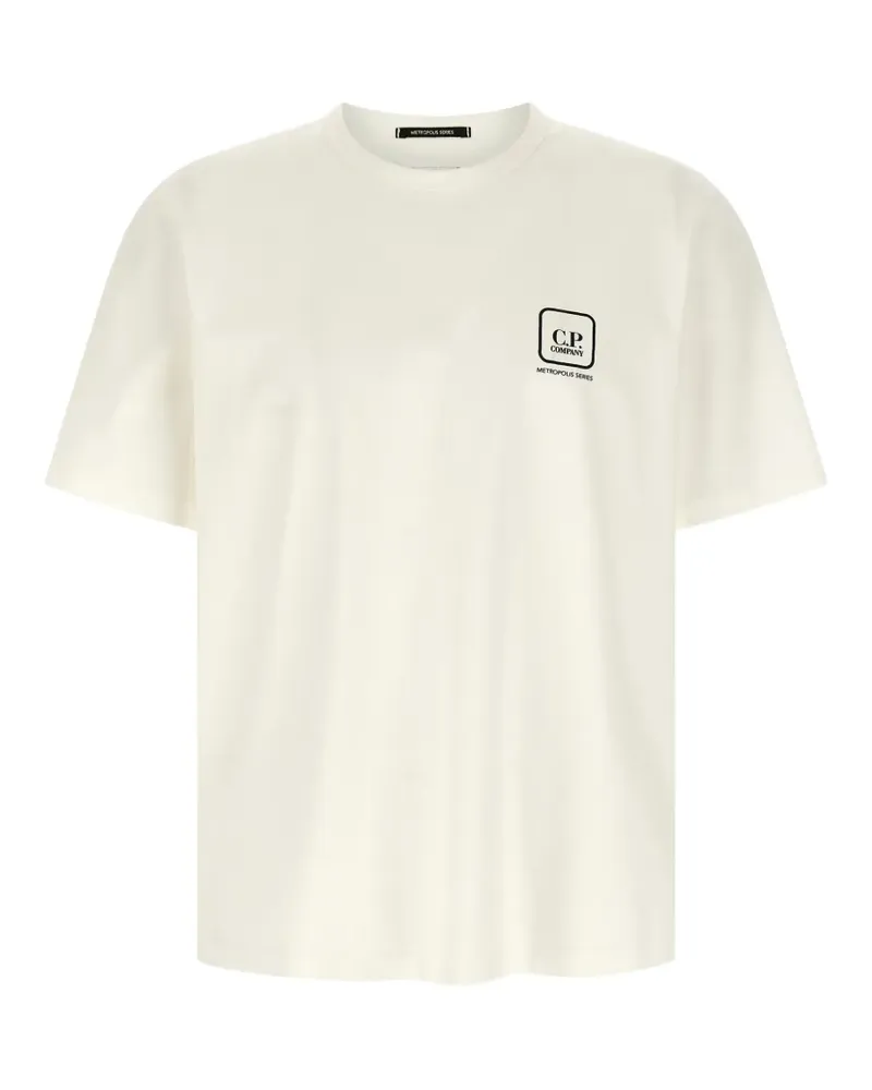 C.P. Company Metropolis Series logo-print crew-neck T-shirt - Nude Nude