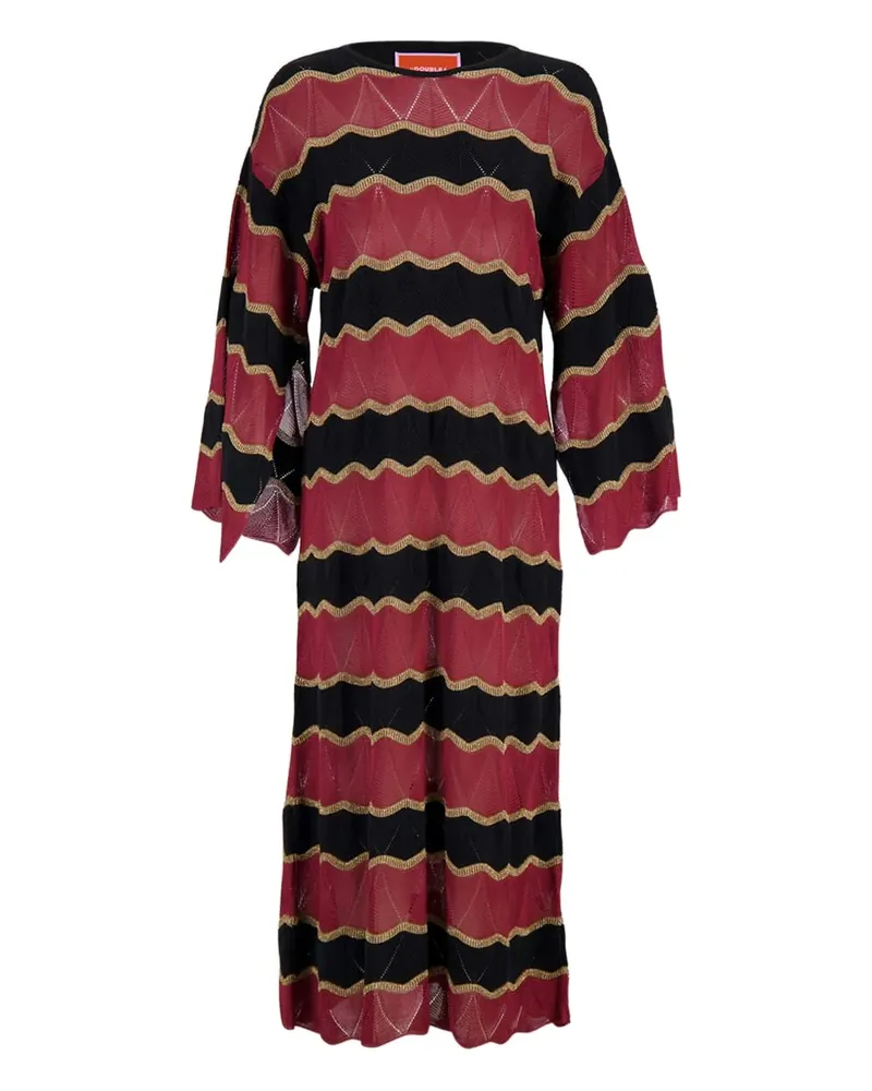 La DoubleJ Hang Ten cotton maxi dress - Rot Rot