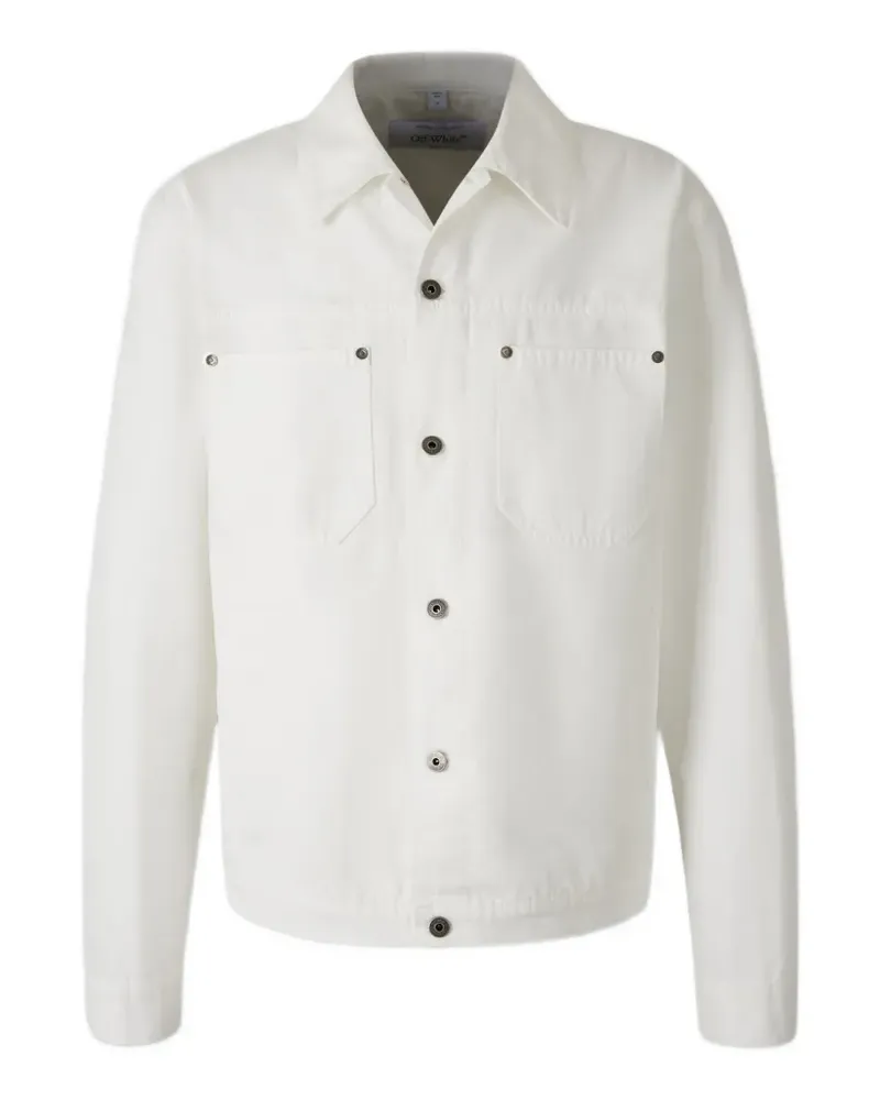 OFF-WHITE Arrow Jeansjacke - Weiß Weiß