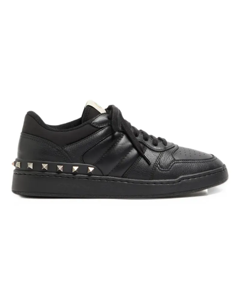 Valentino Garavani Freedots Sneakers aus Nappa- und Kalbsleder mit Nietendetail - Schwarz Schwarz