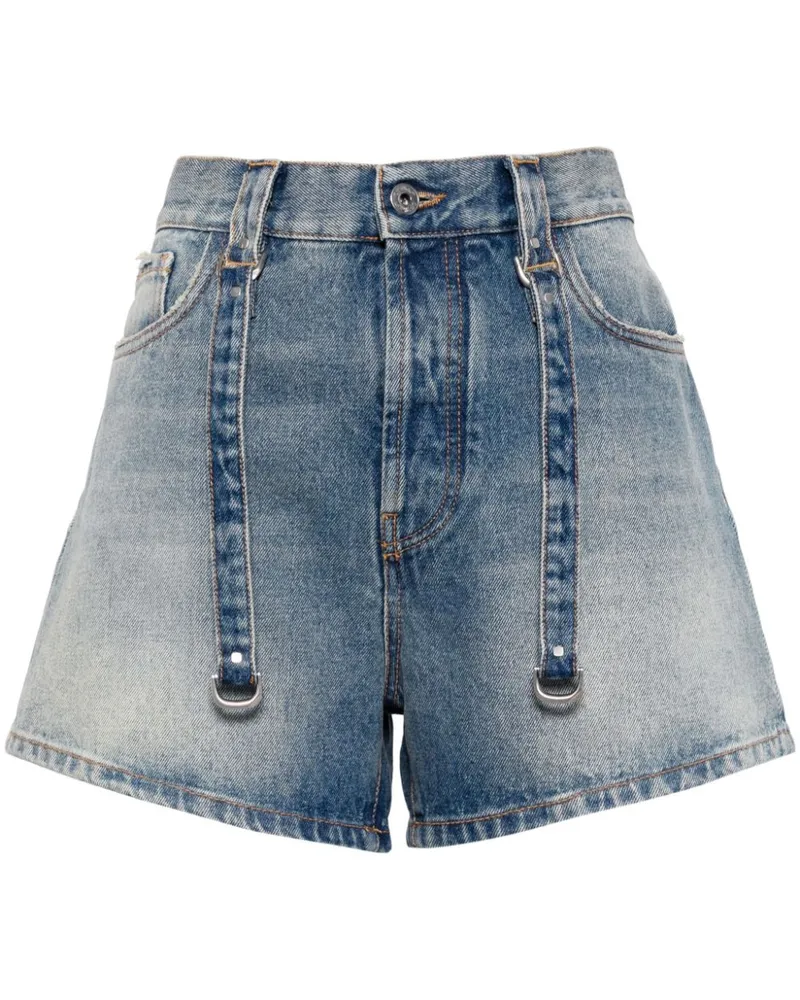 OFF-WHITE Ausgeblichene Jeans-Shorts - Blau Blau