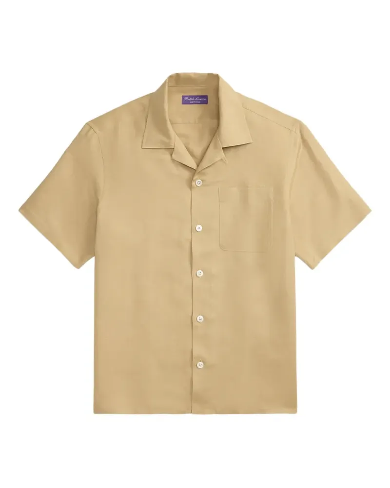 Ralph Lauren Hemd mit aufgesetzter Tasche - Nude Nude