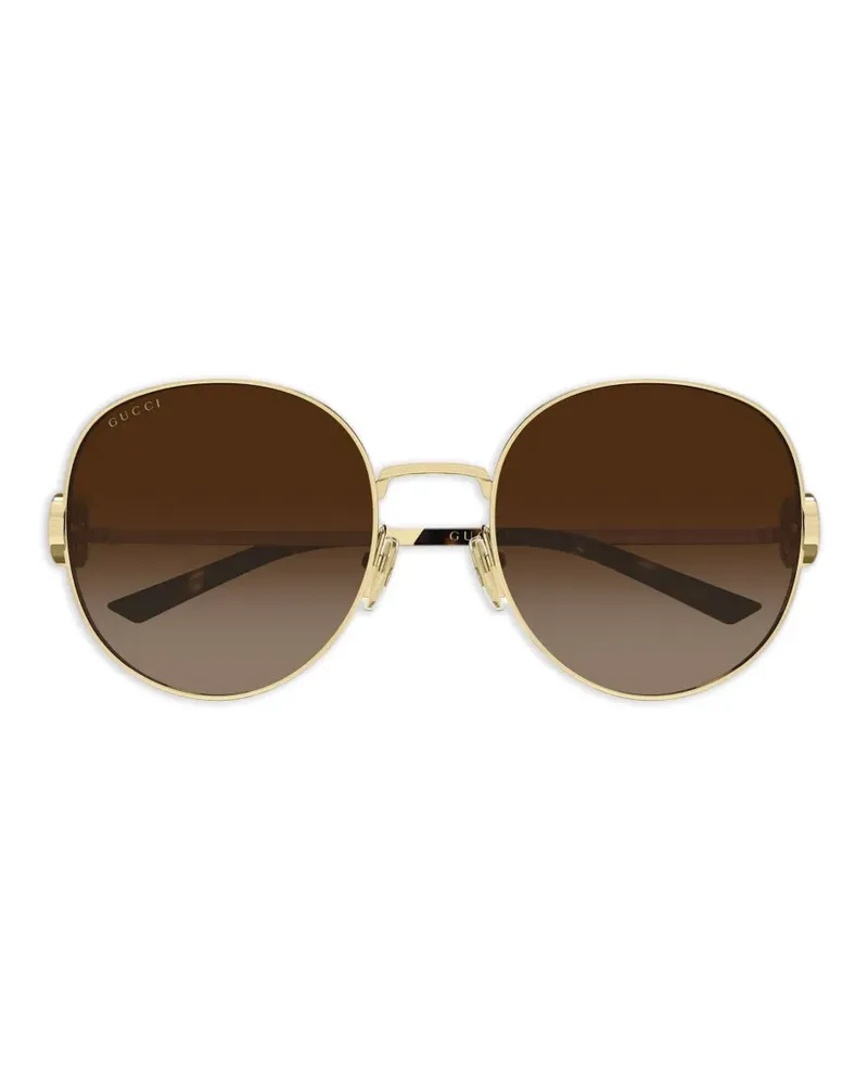 Gucci round-frame sunglasses - Gold Gold