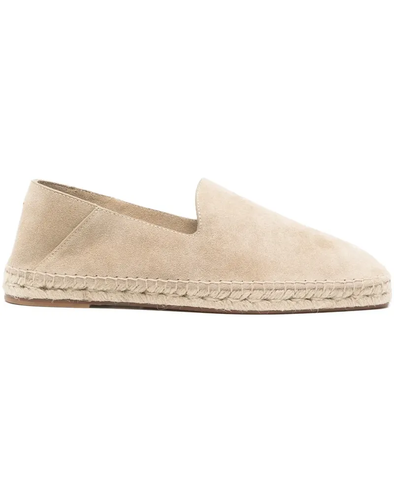 Castañer jute trim espadrilles - Nude Nude