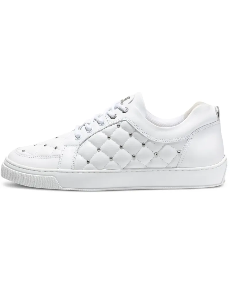 Leandro Lopes Ezio Sneakers mit Nieten - Weiß Weiß