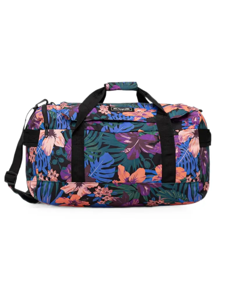 Dakine EQ floral-print duffle bag - Schwarz Schwarz
