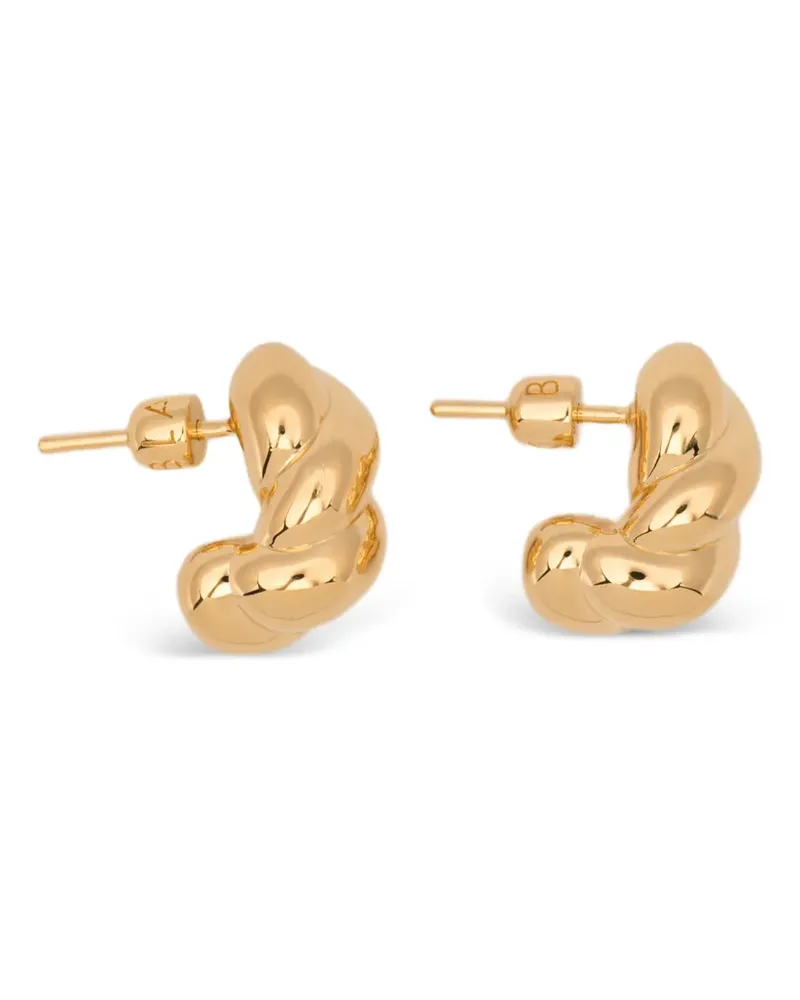 Maria Black Robe small twisted earrings - Gold Gold
