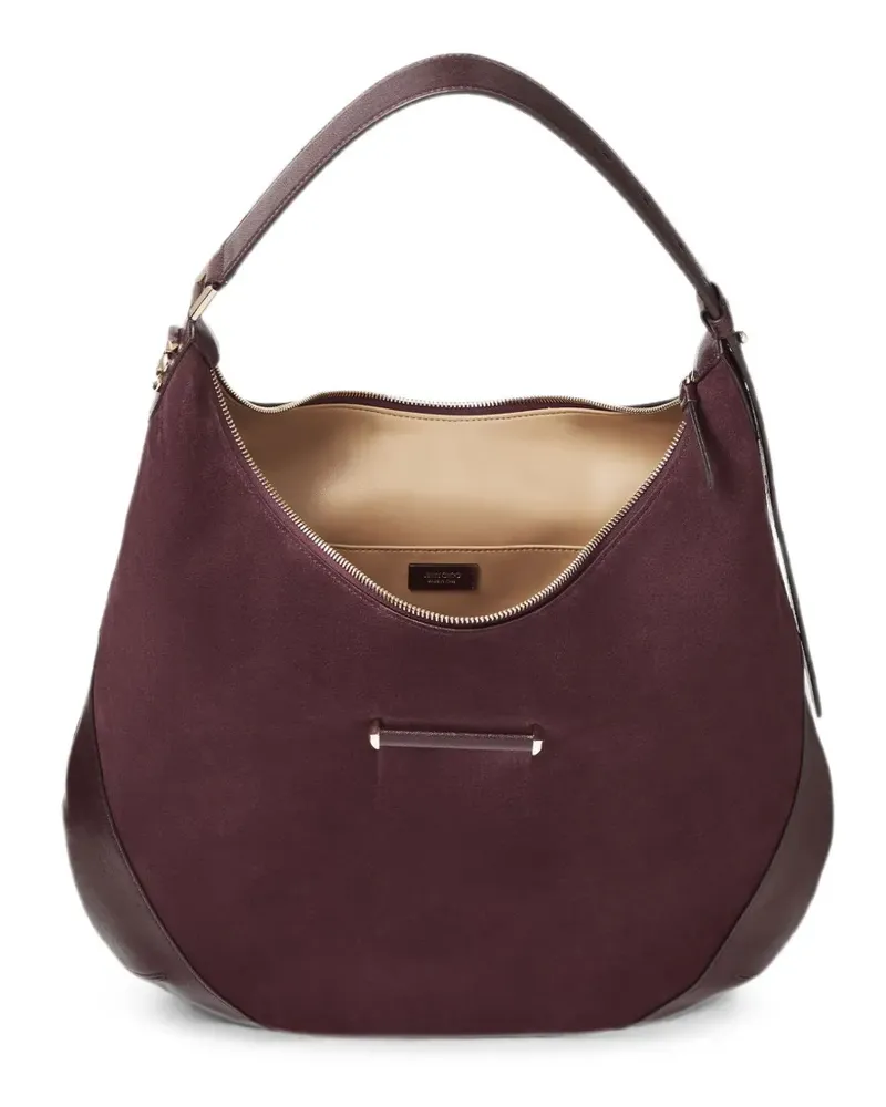 Jimmy Choo Bar panelled shoulder bag - Violett Violett