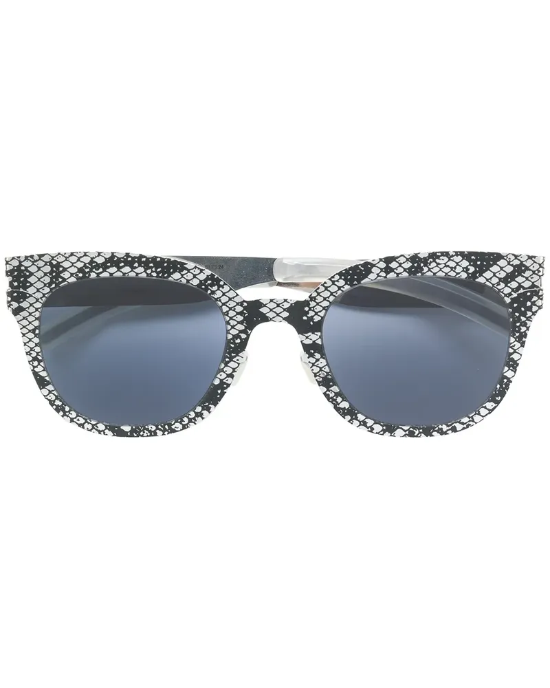Mykita snakeskin print sunglasses - Metallic Metallic