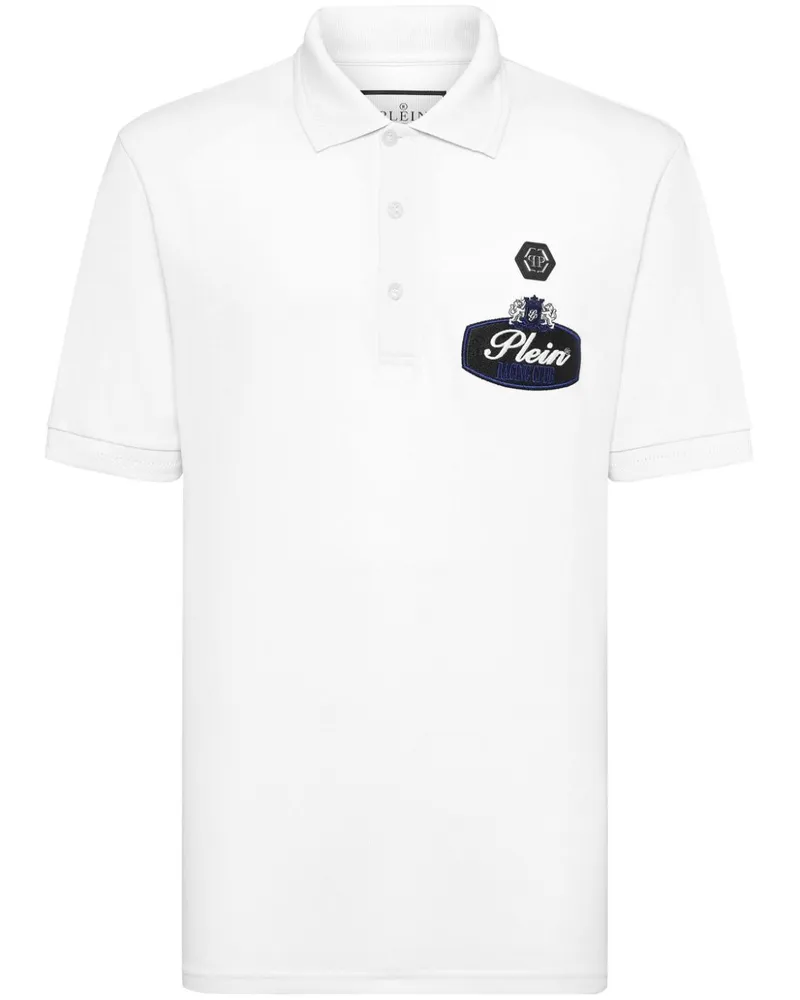 Philipp Plein Racing Club Poloshirt - Weiß Weiß