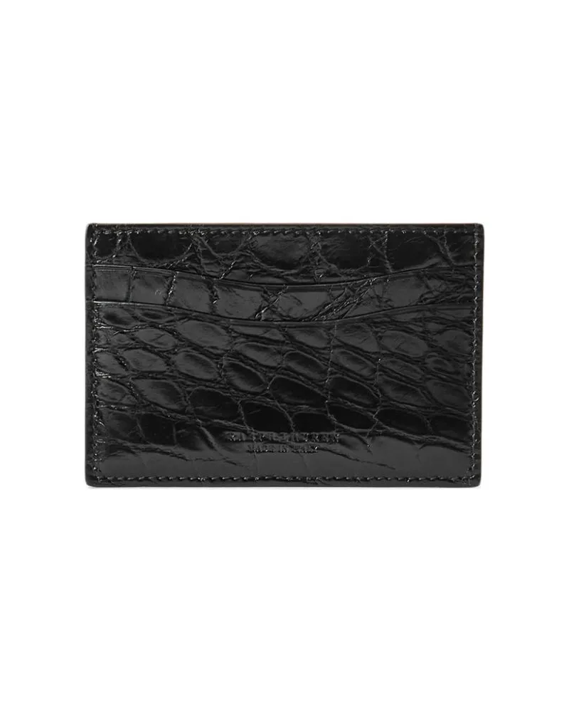 Ralph Lauren Klassisches Kartenetui - Schwarz Schwarz