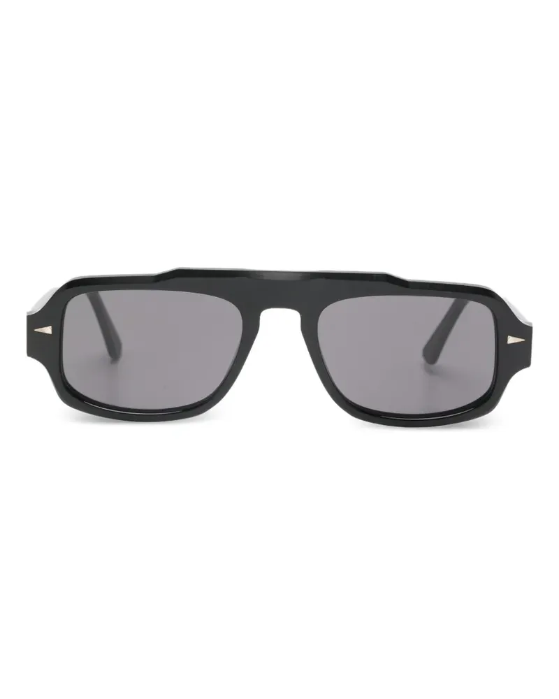 AHLEM George V pilot-frame sunglasses - Schwarz Schwarz