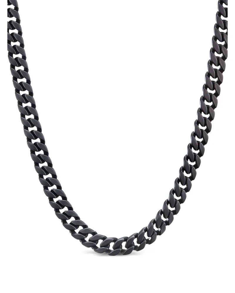 David Yurman Curb Chain Halskette (8mm) - Schwarz Schwarz