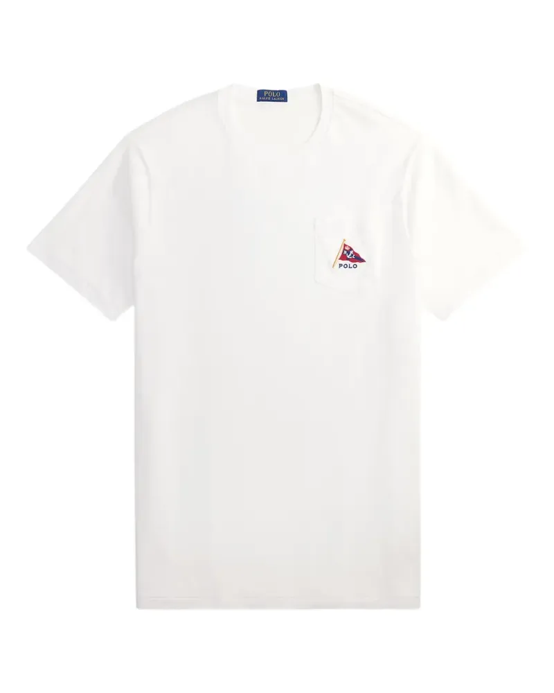 Ralph Lauren T-Shirt mit Polo Bear - Weiß Weiß