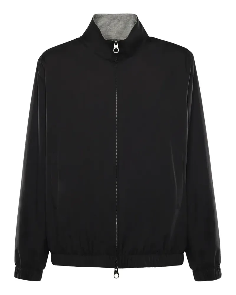 Loro Piana zip-up bomber jacket - Schwarz Schwarz