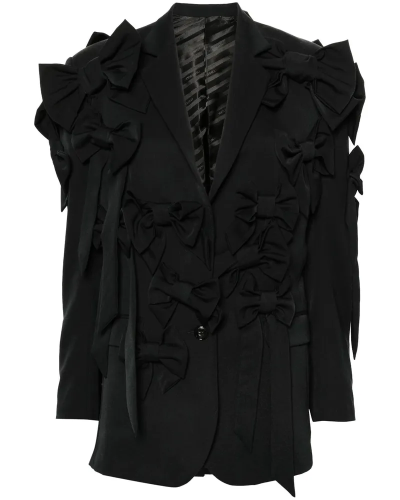 Viktor & Rolf Bow Bouquet Blazer - Schwarz Schwarz