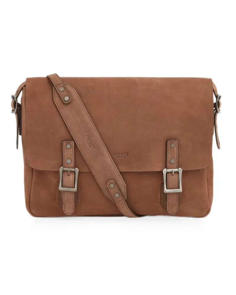 Osprey large Clayton buckle-fastening messenger bag - Braun Braun