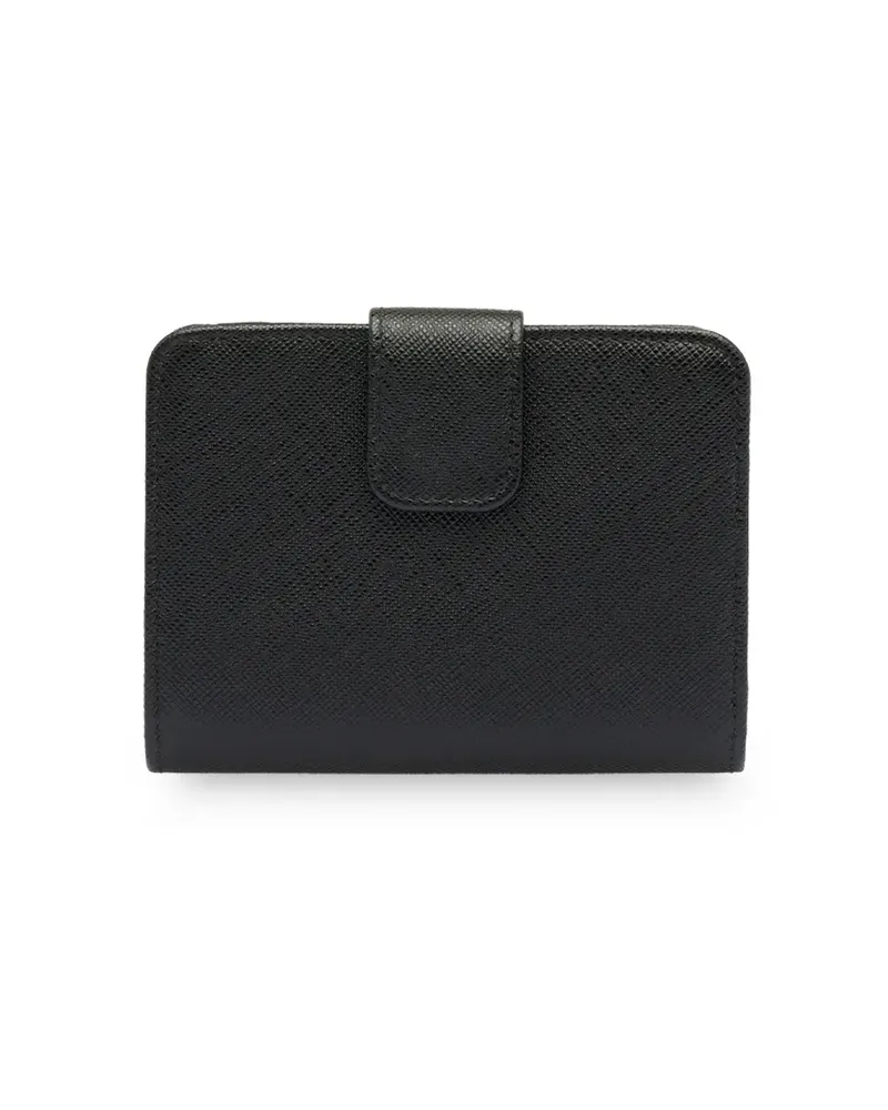 Prada Portemonnaie aus Saffiano-Leder - Schwarz Schwarz