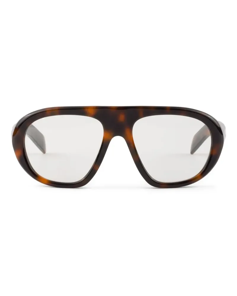 Prada Getönte Pilotenbrille - Braun Braun