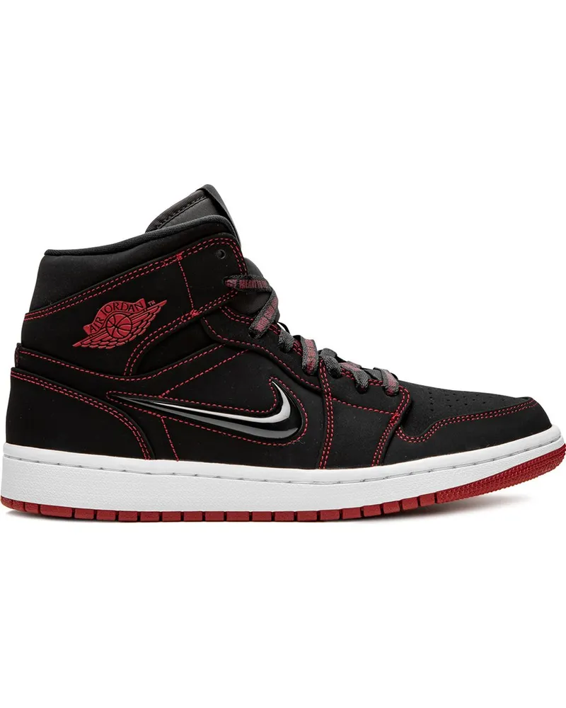 Jordan Air  1 Mid' Sneakers - Schwarz Schwarz