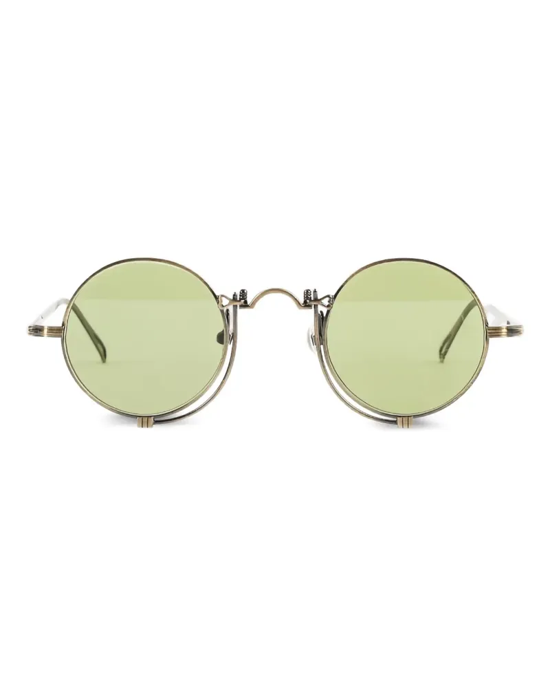 MATSUDA Sonnenbrille mit rundem Gestell - Silber Silber