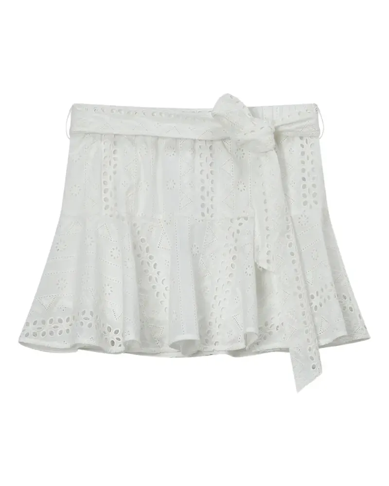 b+ab self-tie mini skirt - Weiß Weiß