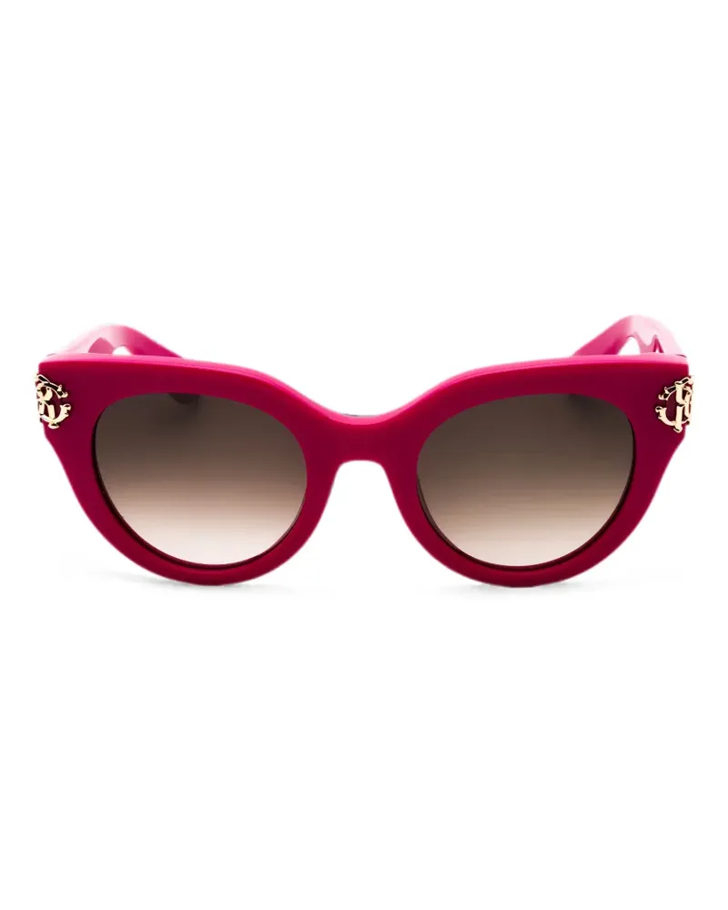 Roberto Cavalli logo-detail cat-eye sunglasses - Rosa Rosa