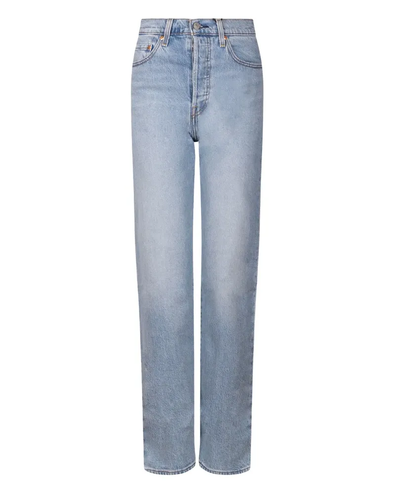 Levi's Jeans mit Knopfverschluss - Blau Blau
