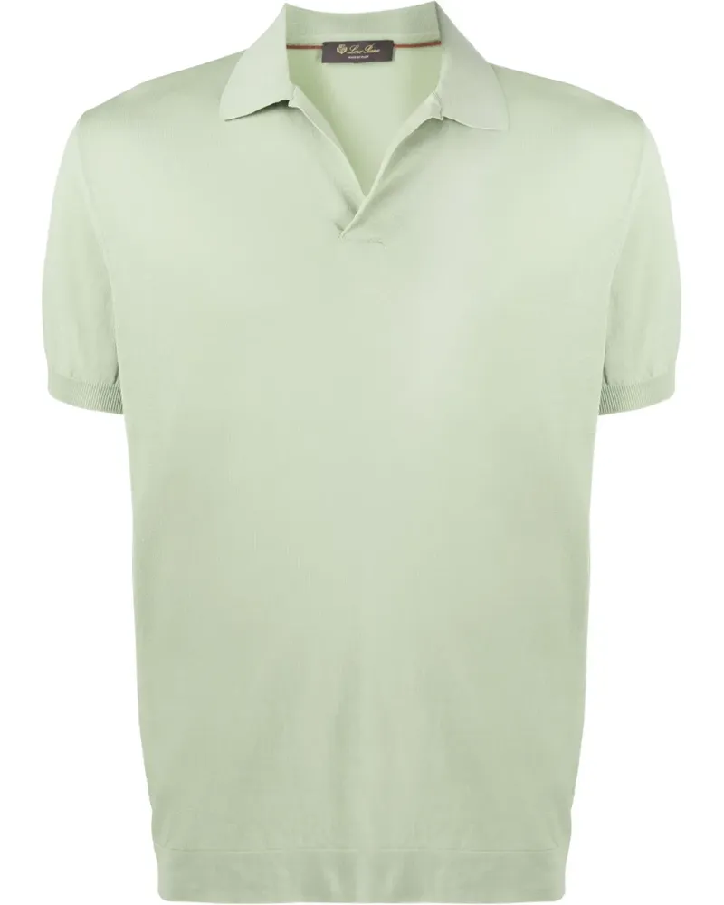 Loro Piana Klassisches Poloshirt - Grün Grün