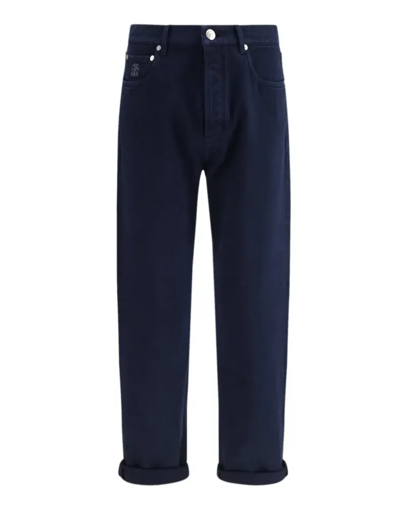 Brunello Cucinelli Iconic Fit Five-Pocket-Jeans - Blau Blau