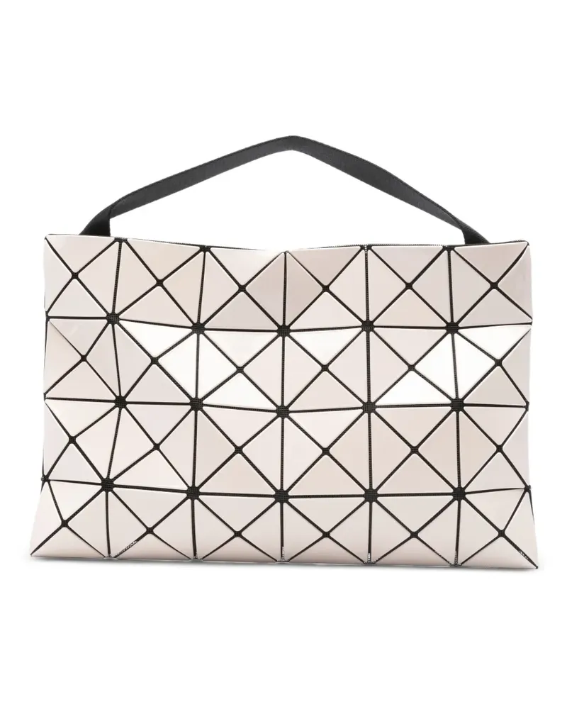 Issey Miyake geometric-design shoulder bag - Nude Nude