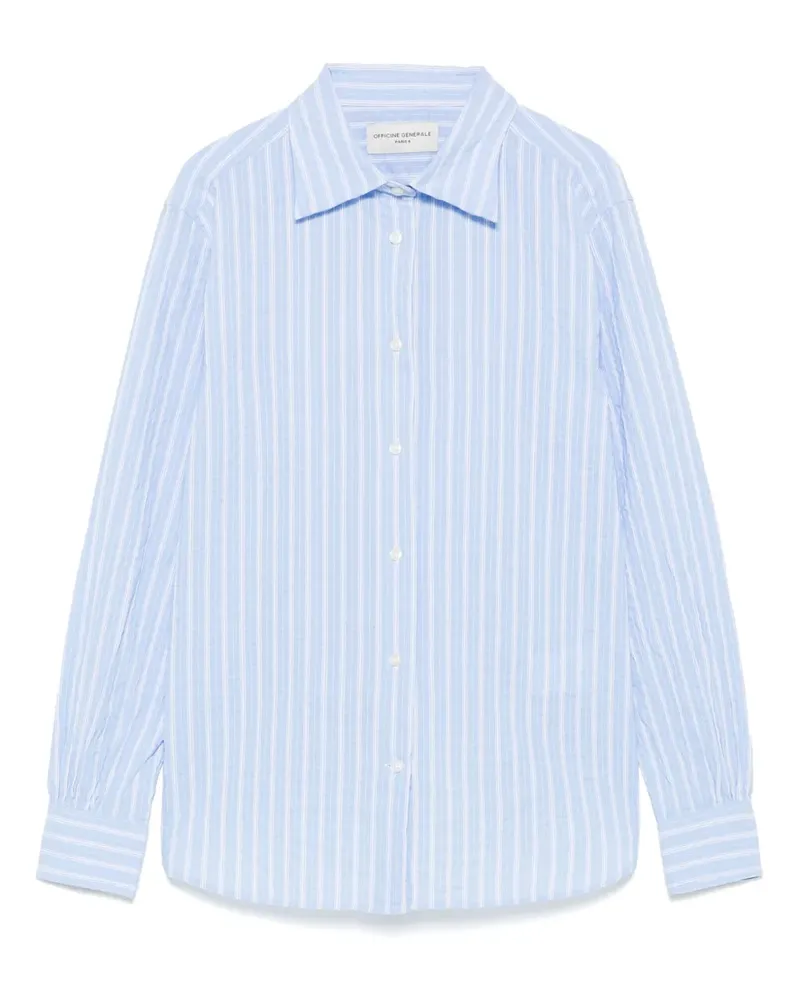 Officine Generale Colombe Hemd - Blau Blau