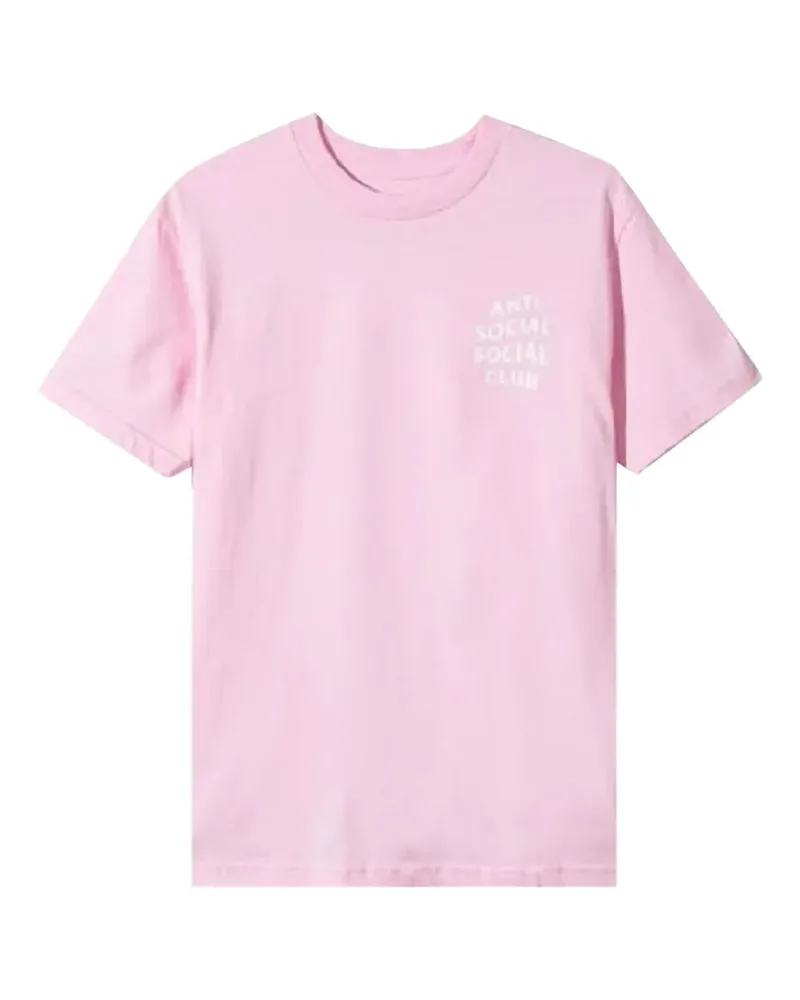 Anti Social Social Club short-sleeve crew-neck T-shirt - Rosa Rosa