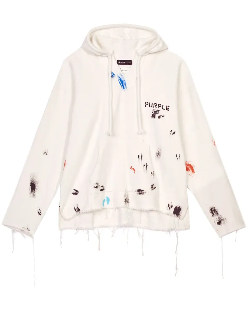 PURPLE BRAND Hoodie mit Summer Rain-Print - Nude Nude