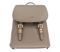 Rucksack aus strukturiertem Leder - Grau