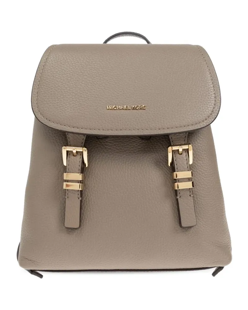 Michael Kors Rucksack aus strukturiertem Leder - Grau Grau