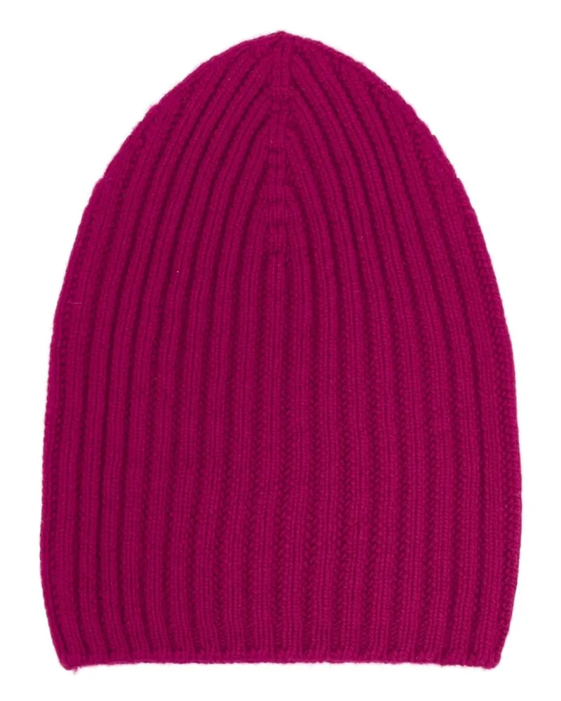 Barrie Gehäkelte Beanie aus Kaschmir - Rosa Rosa
