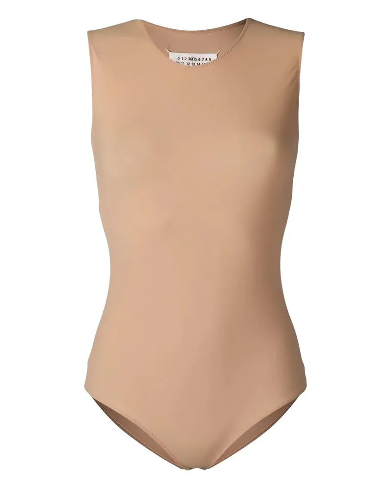 Maison Margiela sleeveless bodysuit - Nude Nude