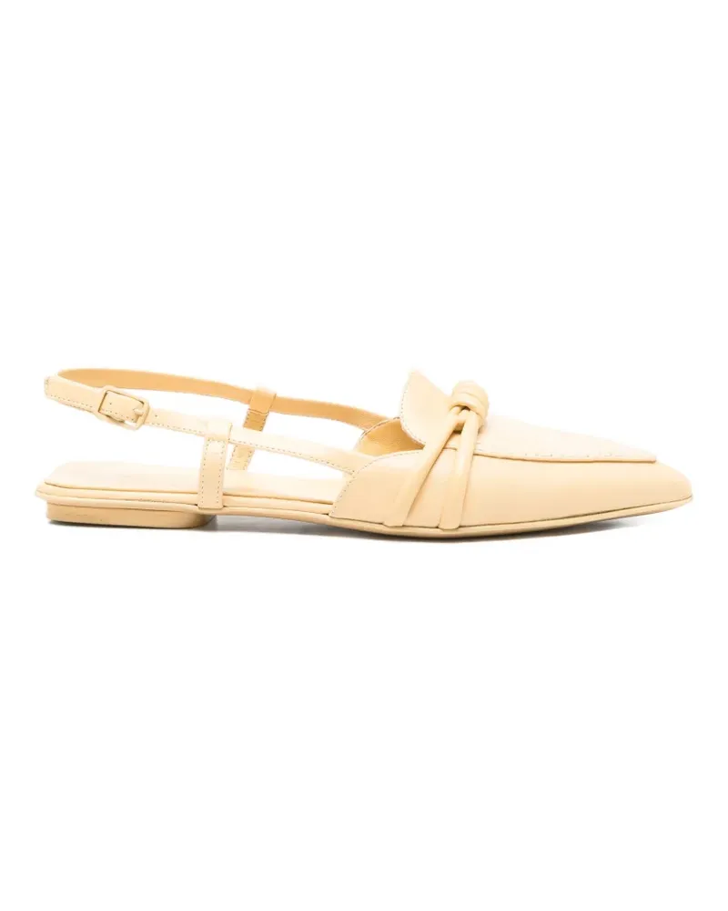 POMME D'OR Anya slingback flat pumps - Gelb Gelb