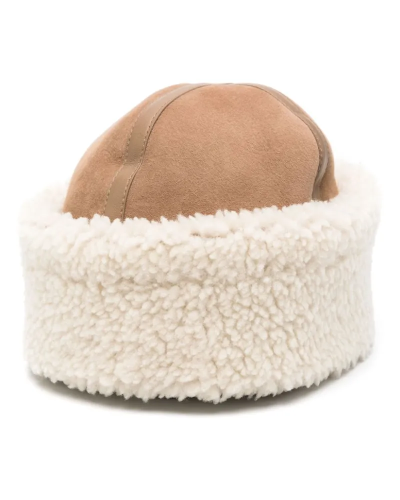 Totême Beanie aus Shearling - Braun Braun
