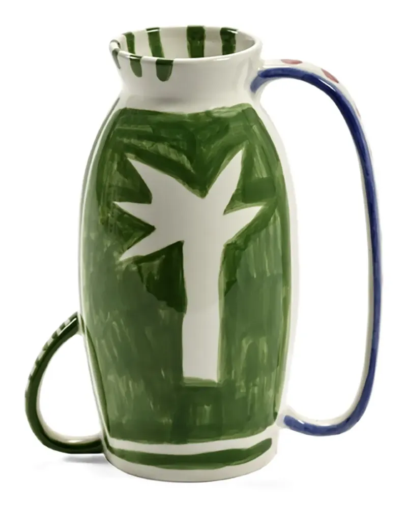 Serax Vase mit Schlangen-Effekt - Weiß Weiß