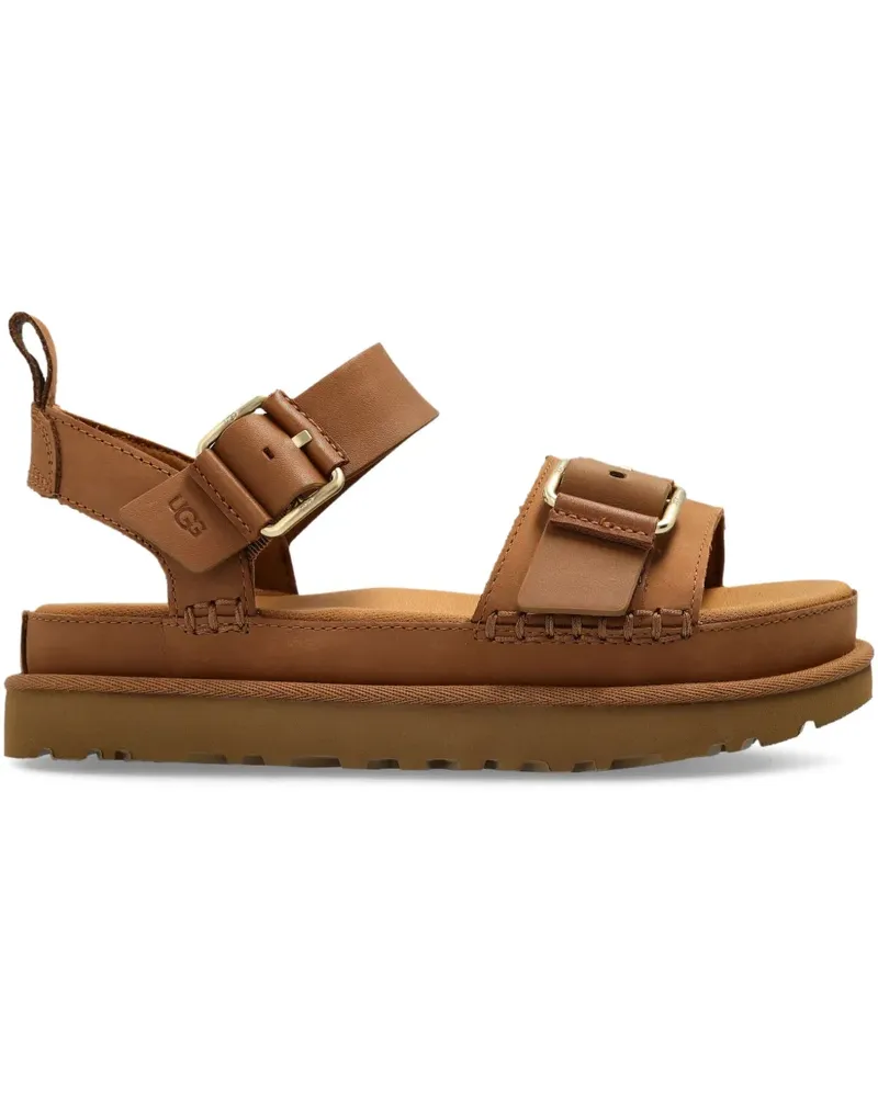 UGG Sandalen aus Leder - Braun Braun