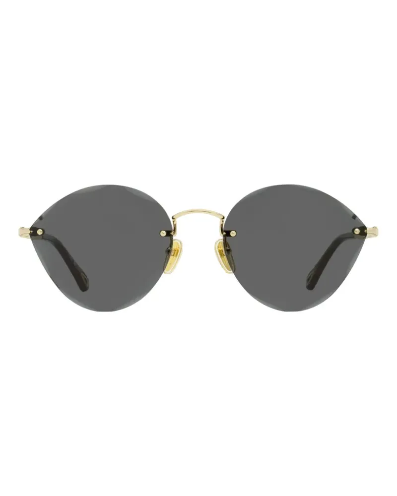 Chloé Runde Sonnenbrille ohne Rahmen - Grau Grau