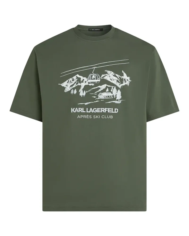 Karl Lagerfeld Après Ski Club T-shirt - Grün Grün