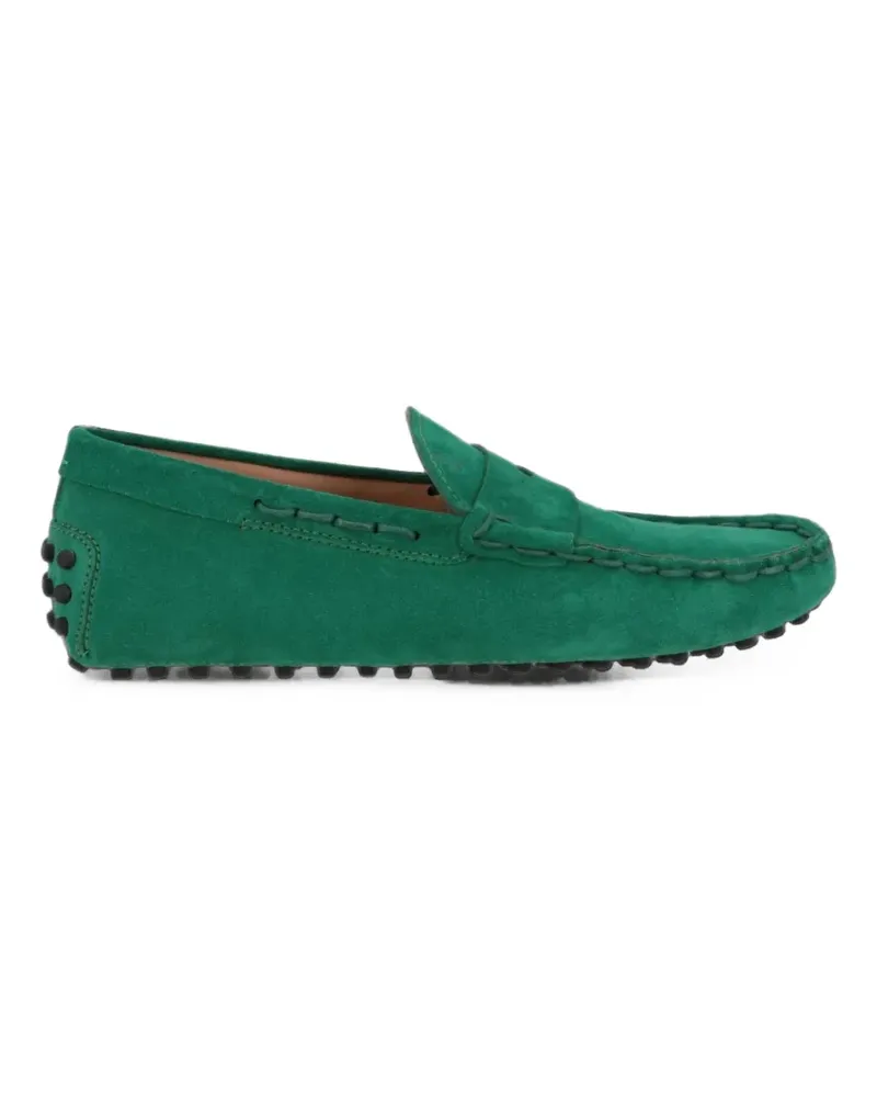 TOD'S Gommino suede loafers - Grün Grün