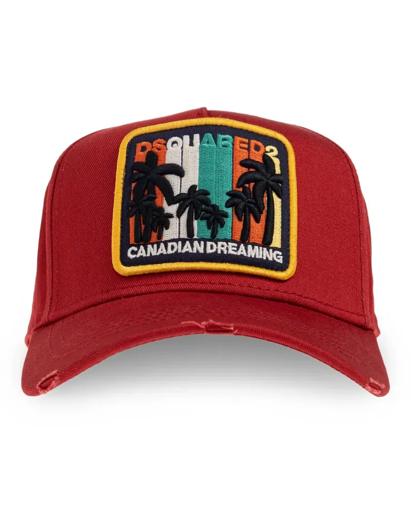 Dsquared2 patched baseball cap - Rot Rot
