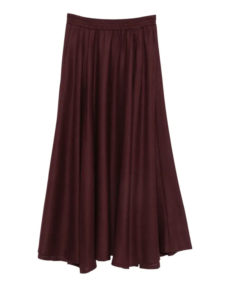Ermanno Scervino side-slit flared maxi skirt - Rot Rot