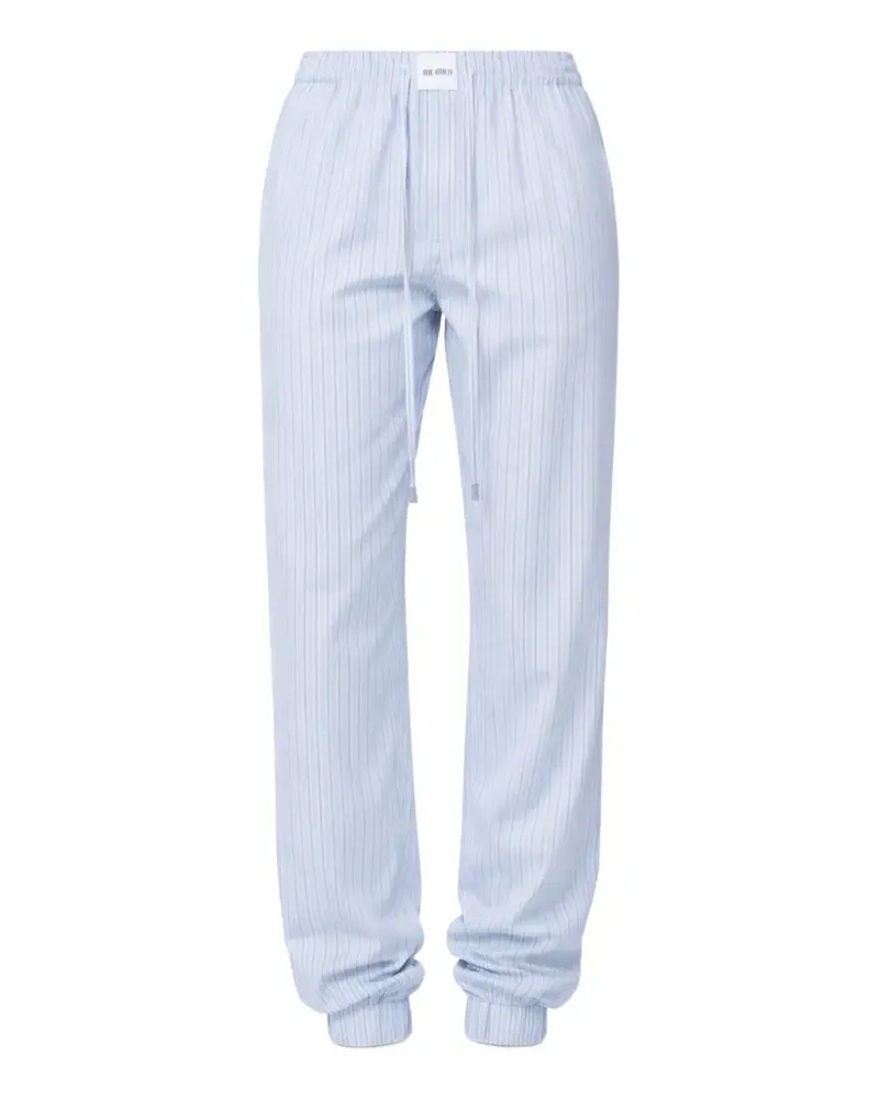 ATTICO Gestreifte Hose mit Kordelzug - Blau Blau