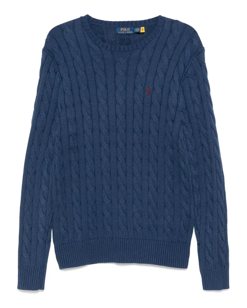 Ralph Lauren Pullover mit Polo Pony-Stickerei - Blau Blau
