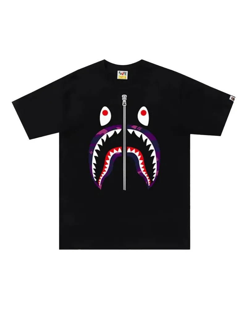 BAPE City Camo Shark T-Shirt - Schwarz Schwarz